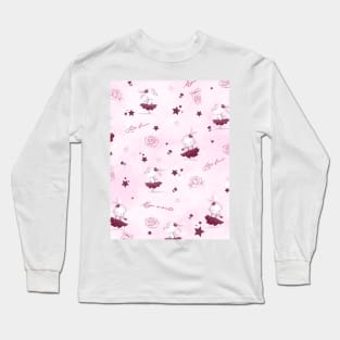 Magic moments with cute bunnies Long Sleeve T-Shirt